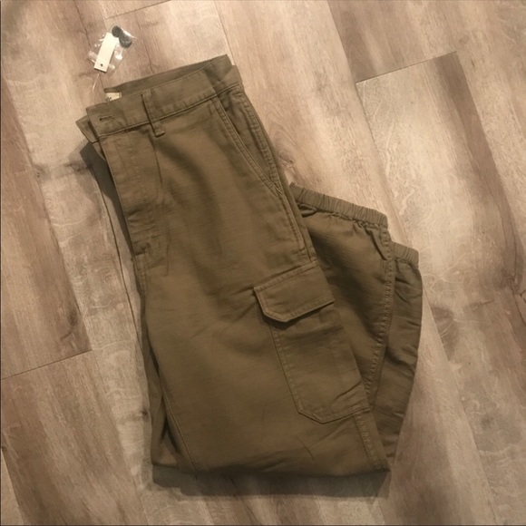 Madewell High-Rise Cargo Fatigue Jogger Pant 27 - Picture 4 of 5